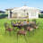 Chesham 8 - Person Patio Dining Set with Oval Table , Cushions Included-542146750