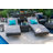 Bethena Wicker 12 - Person Patio Conversation Set with Cushions