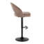 Tabouret de bar réglable Resme avec repose-pieds en T arrondi (ensemble de 2)-121972417-121972419