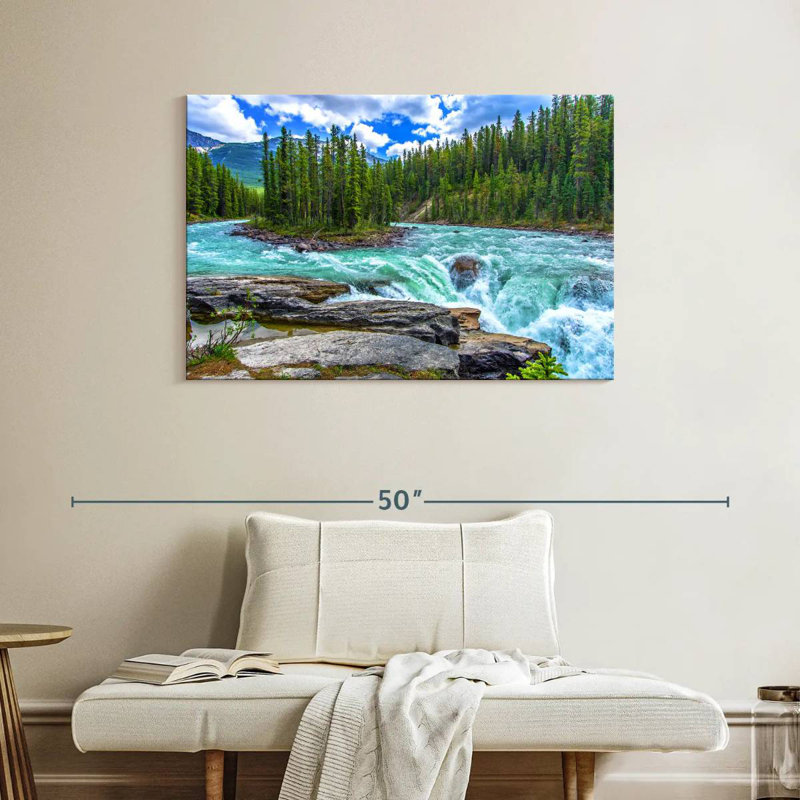 Alvord Sunwapta Falls, 26" H x 39" W
