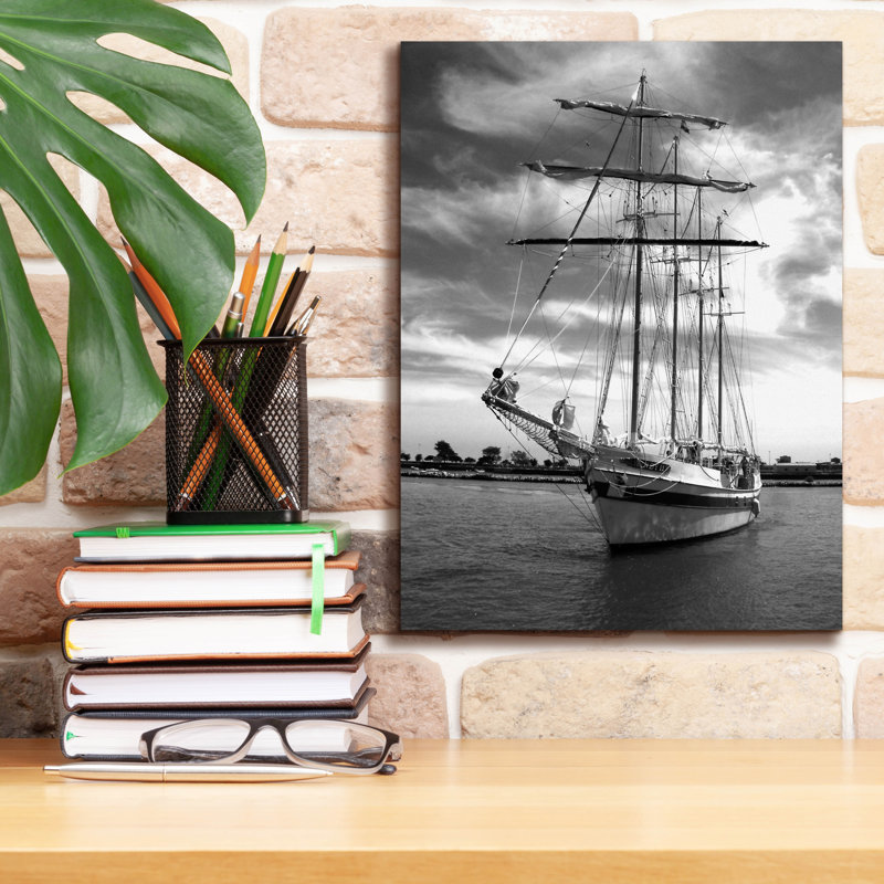 «Chicago's Ship» par Dante Plata, art mural sur toile, H 16 po x l 12 po