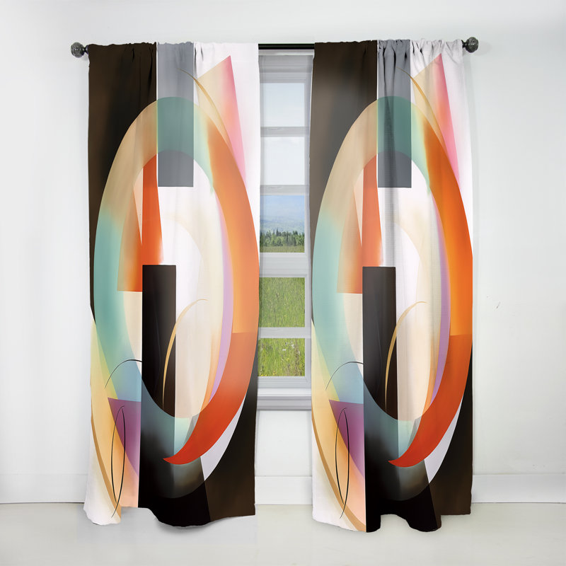 Rideau obscurcissant moderne en velours Beggley, L 52 po x L 90 po