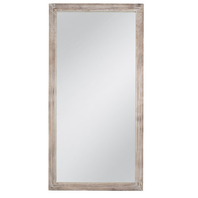 Cylen Wood Flat Floor Mirror