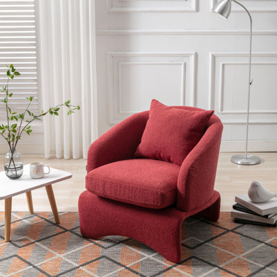 Fauteuil d'appoint rembourré de 27 po de largeur