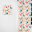Watercolor Nostalgic Polka Dot Harmony - Rideau abstrait - Rideau obscurcissant - 1 panneau-107595324