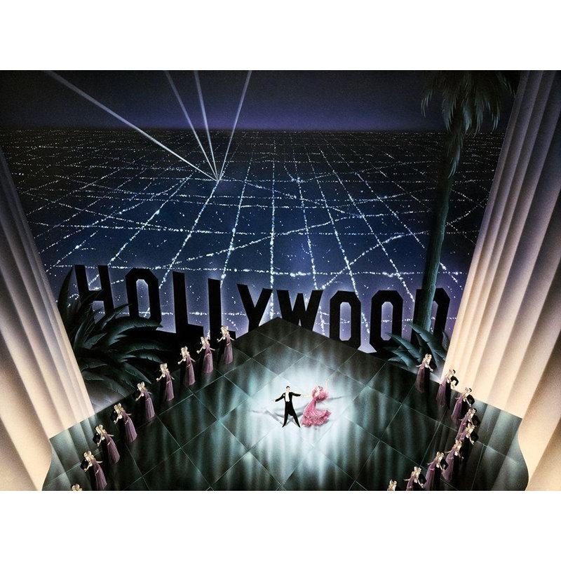 «Red Barrel Studio® Hoppe», galerie d'art sur toile tendue par Robert, Hollywood, H 36 po x l 47 po