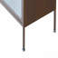 Armoire de rangement en métal de 57 po de hauteur avec 4 portes rabattables - Vaste espace de rangement