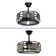 Juanette Ceiling Fan with LED Lights