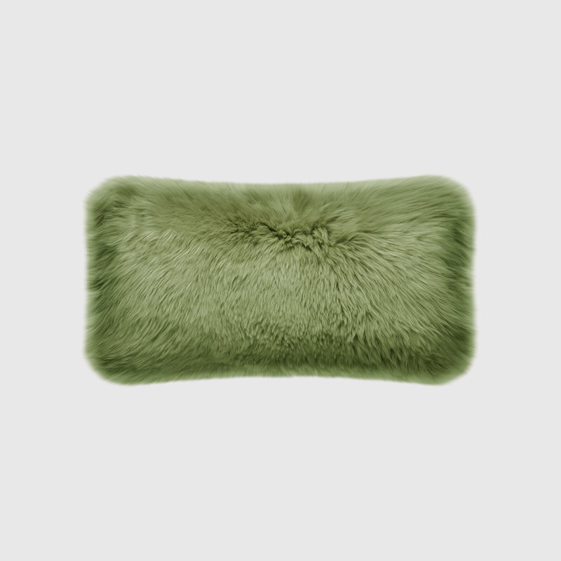 Fieldman Reversible Lumbar Pillow Cover & Insert, Leaf Green