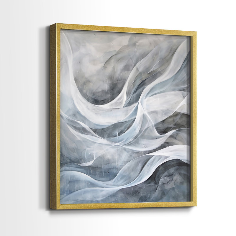 ABSTRACT Series CDLX III - Reproduction encadrée de qualité supérieure - prête à être accrochée - aucun clou requis - aucun clou requis