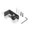 Guide de plancher de porte de grange murale réglable en acier 3-3 / 4 po pour portes de bois-75915756