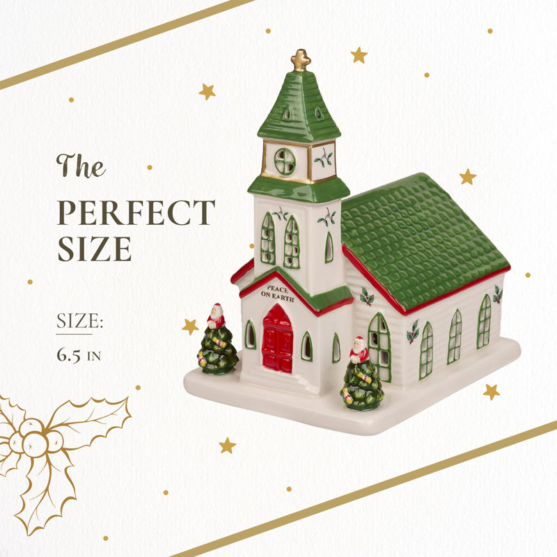 Spode Christmas Tree Village Led Church