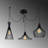 Sanath 3 - Light Geometric Chandelier
