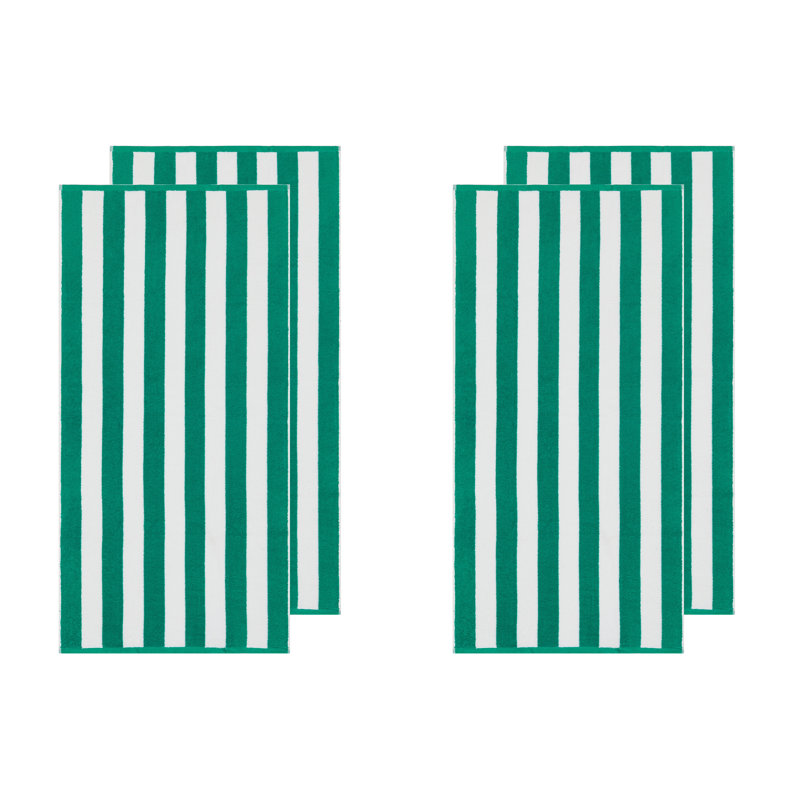 Ensemble de serviettes de plage Oceanfront, Vert