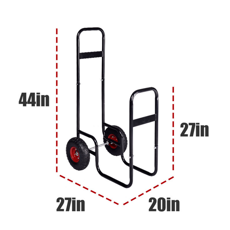 Jeske 20'' W Metal Log Rack