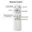 (Identique à W882P146311) Ventilateur de plafond intérieur de 52 pouces avec moteur à courant continu réversible à 3 couleurs et 5 lumières ABS à DEL à intensité variable-273774403-273774405