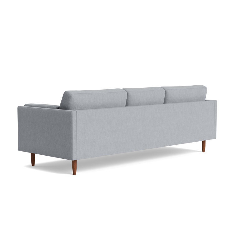 Skinny Fat Sofa (95"), Performance Weave - Zinc