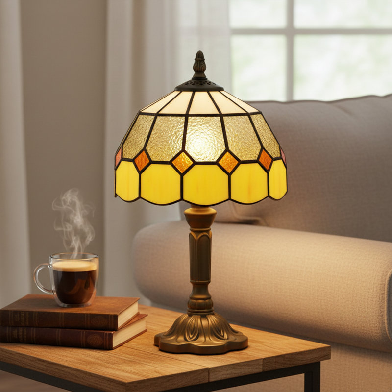 Zinc Alloy Desk Lamp Lamp, Orange