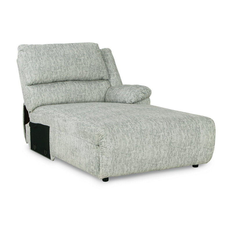 Canapé modulaire inclinable 3 pièces avec méridienne Mcclelland, Orienté à droite