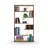 Furnish Home Store Wood Frame Etagere Open Back 6 Shelves Bookcase Industrial Bookshelf for Office and Living Rooms Modern Bookcases Large Bookshelf Organizer-1382435619