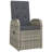  Garden Dining Set Grey