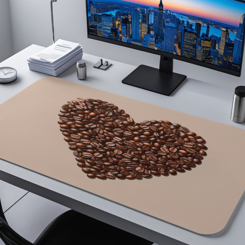 Polyester Desk Pad, 23.6x13.8
