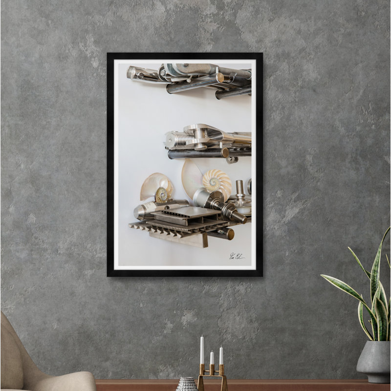 Nautilus Shell And Tools II Print by Tim Klein
