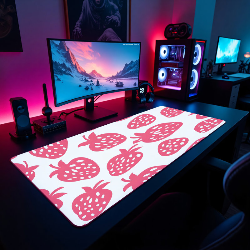 Polyester Desk Pad, 14.4x12.1