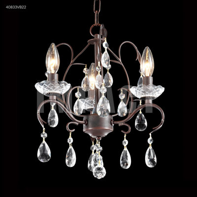 Mini Crystal Chandelier 3 - Light Chandelier