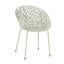 Ensemble de chaises de salle à manger d'extérieur exceptionnelles résistant aux intempéries pour les cours élégantes (ensemble de 2)-54935169