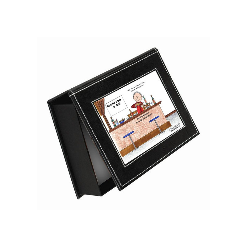 Faux Leather Memory Box