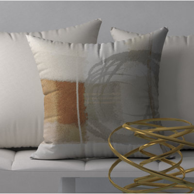 Housse de coussin décorative carrée et insert Smiles finesse