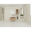 Meuble-lavabo mural 30 po avec lavabo en résine et armoire d'appoint