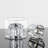 Delvon  2-Light Vanity Wall Sconce with Clear Glass and Crystal Accents – Stylish Lighting for Hallways and Bedrooms-539918673