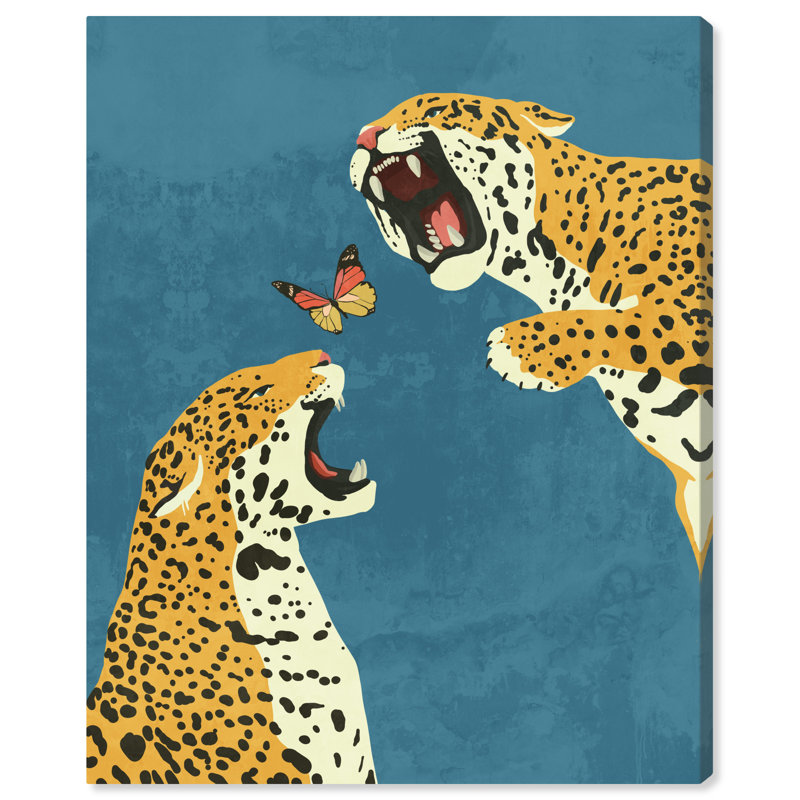 Wild Feline - Impression sur toile, Toile tendue, H 36 po x l 24 po x P 1,5 po