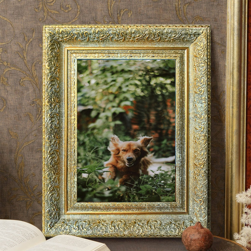 Cadre photo 3 pièces 5 po x 7 po doré antique pour présentation murale et de table, Antique Gold, 3, 5" W x 7" H