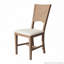 Ensemble de 6 tables de salle à manger en bois 6 pièces avec banc long et 4 chaises, style moderne-1343864650