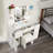 Modern Makeup Vanity Desk With Mirror And Lights