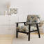 Harmony of White and Blue Poppies - Fauteuil rembourré Cottage