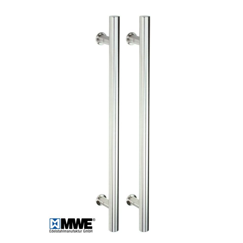 Metro Keyed Door Handle, 40cm H x 3cm W x 7.5cm D