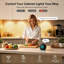 Puck Light Smart LED, température de couleur et luminosité réglables (3000K-6000K), fonctionne avec Alexa / Google Home, contrôle d'application intelligent, montage encastré / en surface pour la cuisine / vitrine-100913458