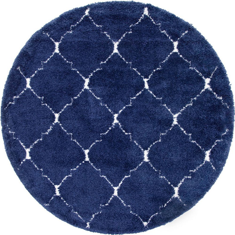 Tapis à poils longs Walsenburg, Rond 8 pi