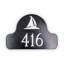 Sailboat Arch Address Sign Plaque-1960691357