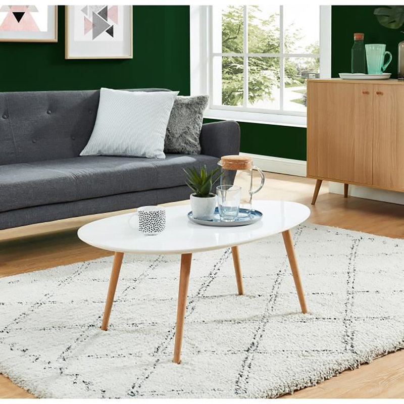 Boydton Four Leg Coffee Table, White