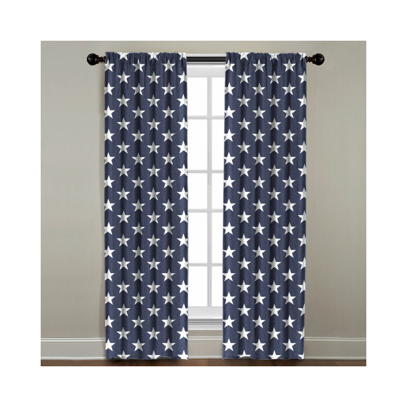 Cotton Room Darkening Curtain Single Panel, 50" W x 72" L