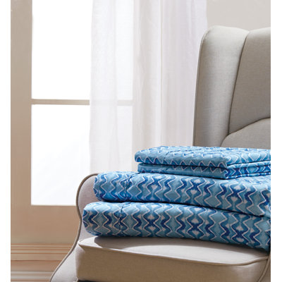 Microfiber Chevron Sheet Set