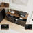 Adonia 41.3"W 4 Drawer Lateral File Storage Cabinet, With Lock, Power Strip, Storage Shelves For Home Office-917906588