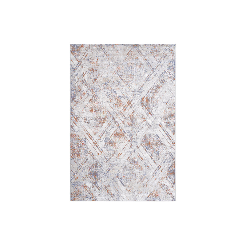 Collection 8X10 Geometric Non-Shedding Living Room Bedroom Dining Home Office Stylish And Stain Resistant Area Rug