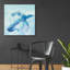Breakwater Bay «Blue Mama» par Phyllis Adams, art mural en verre acrylique, 12 po x 12 po-763230380