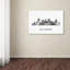 « baltimore maryland horizon wb-bw », reproduction d’impression sur toile tendue-19531147